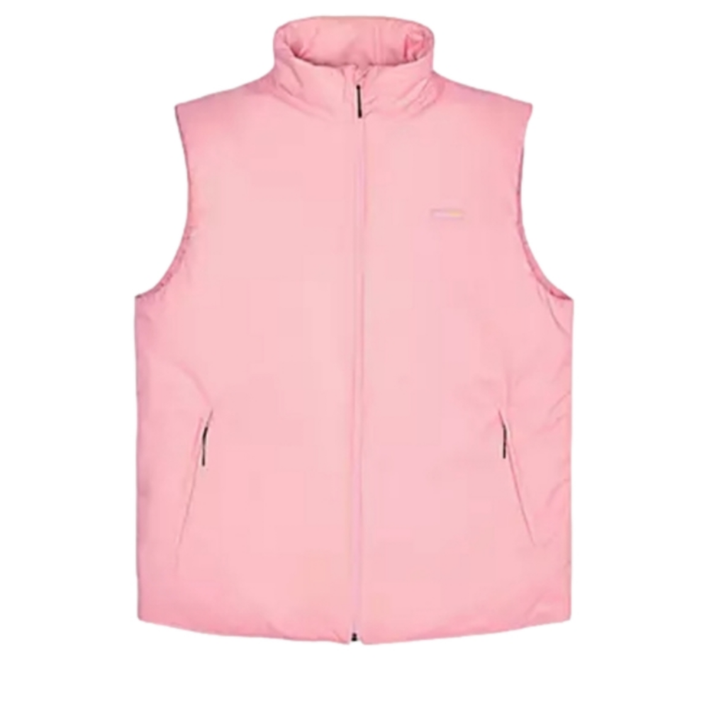 Rains Unisex Padded Nylon Vest Pink Sky Size L NWT